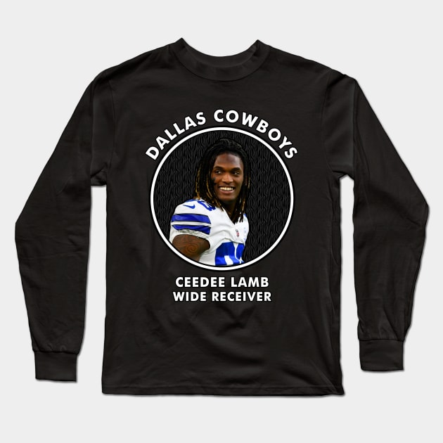 CEEDEE LAMB - WR - DALLAS COWBOYS Long Sleeve T-Shirt by Mudahan Muncul 2022